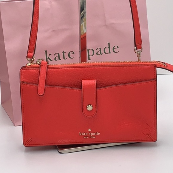 kate spade Handbags - KATE SPADE JACKSON SMALL TAB CROSSBODY STOPLIGHT COLOR